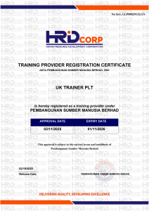 HRDC Certificate
