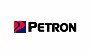 petron logo white
